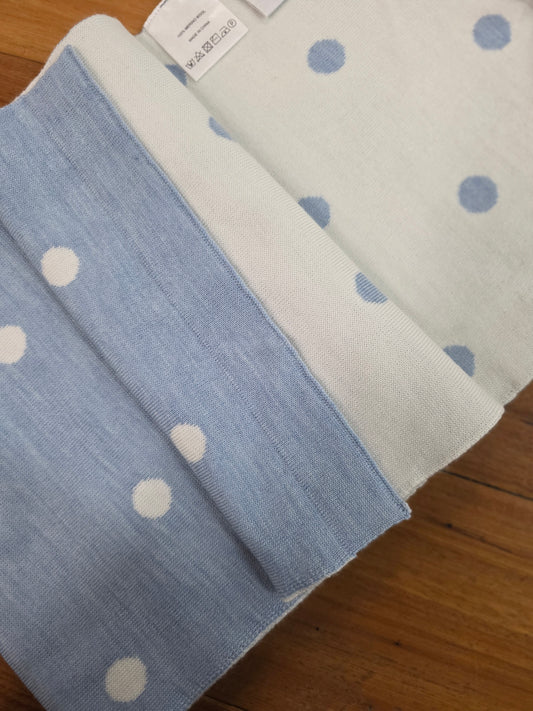 See Saw - 100% Merino Wool Spot Scarf SS188SB