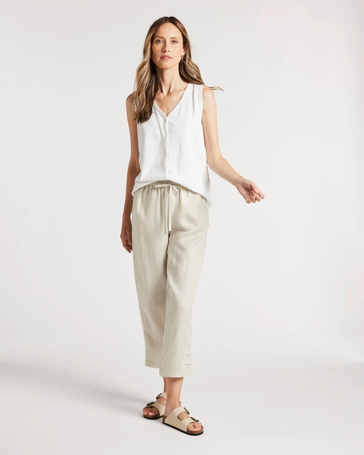 Yarra Trail - Sylvie Pant Stone | YT25S8935