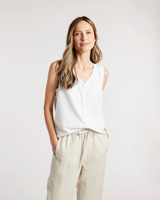 Yarra Trail - Sylvie Pant Stone | YT25S8935