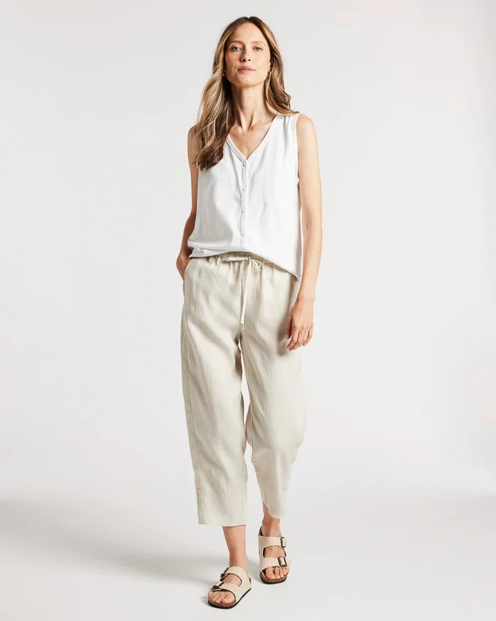 Yarra Trail - Sylvie Pant Stone | YT25S8935