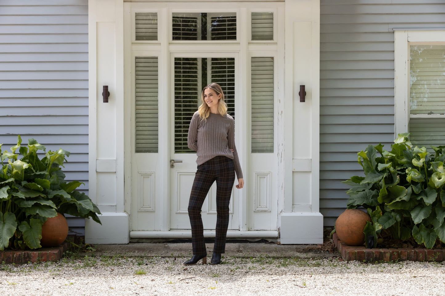 Vassalli - Round Neck Knit Jumper | Twig 1071