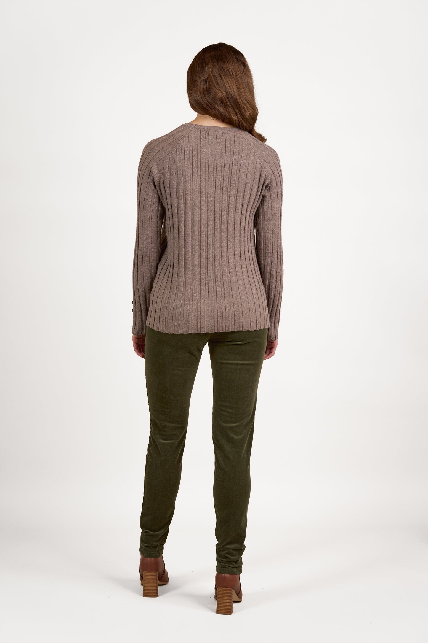 Vassalli - Round Neck Knit Jumper | Twig 1071