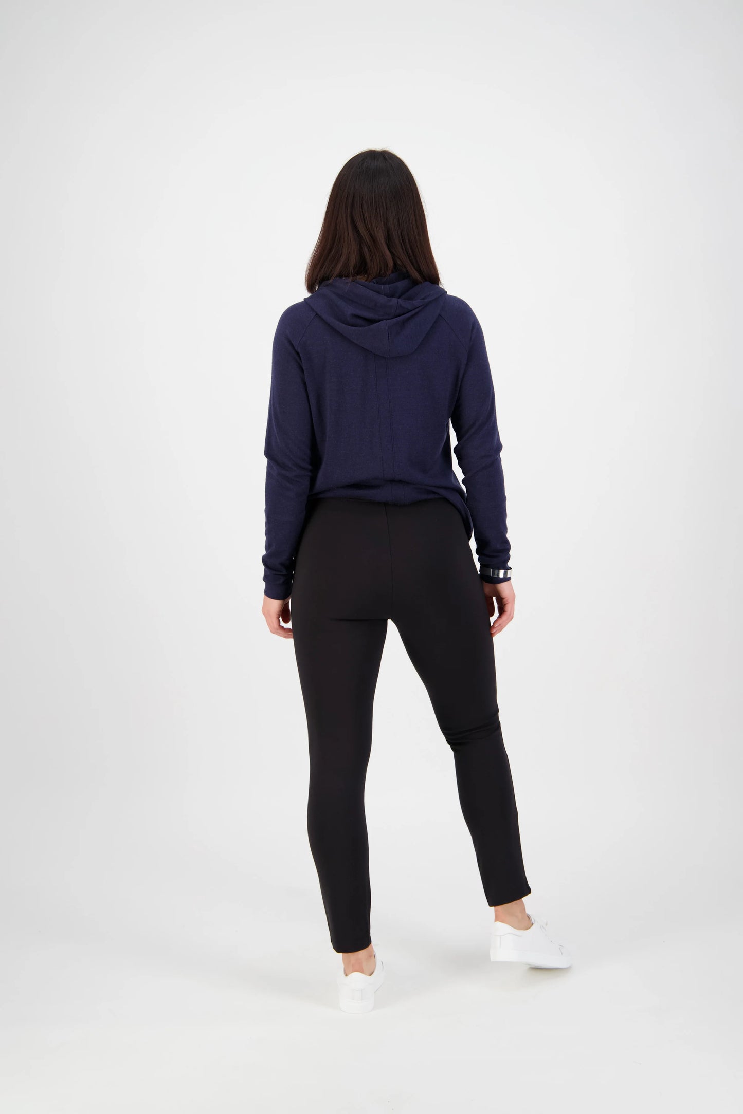 Vassalli - Skinny Leg Ankle Grazer Ponti Pull On Black | 12105
