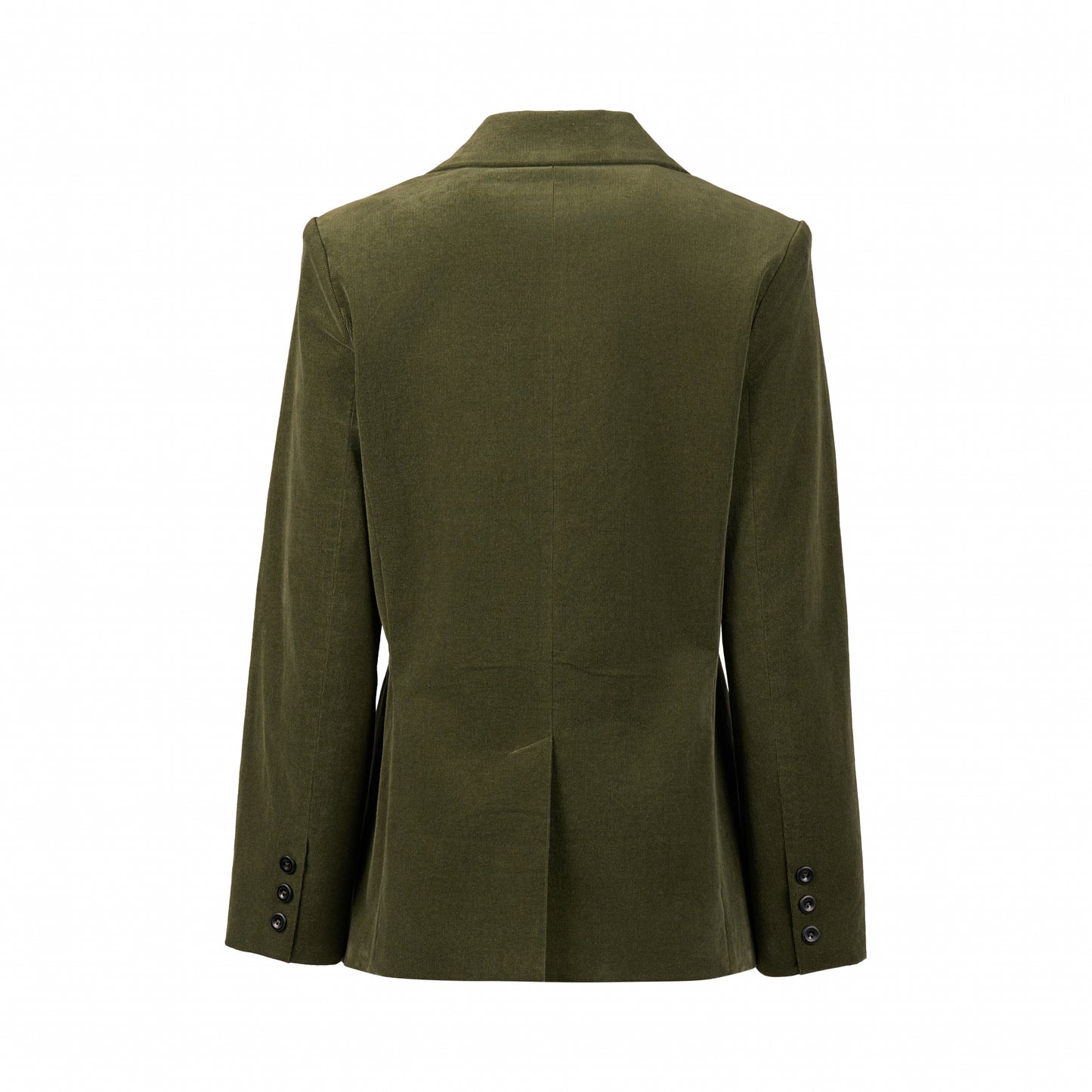Vassalli - Shaped Pinwale Cord Blazer | Deep Sage 2063M