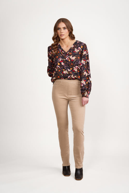 Vassalli - Slim Leg F/L Cord Pull On | 234M