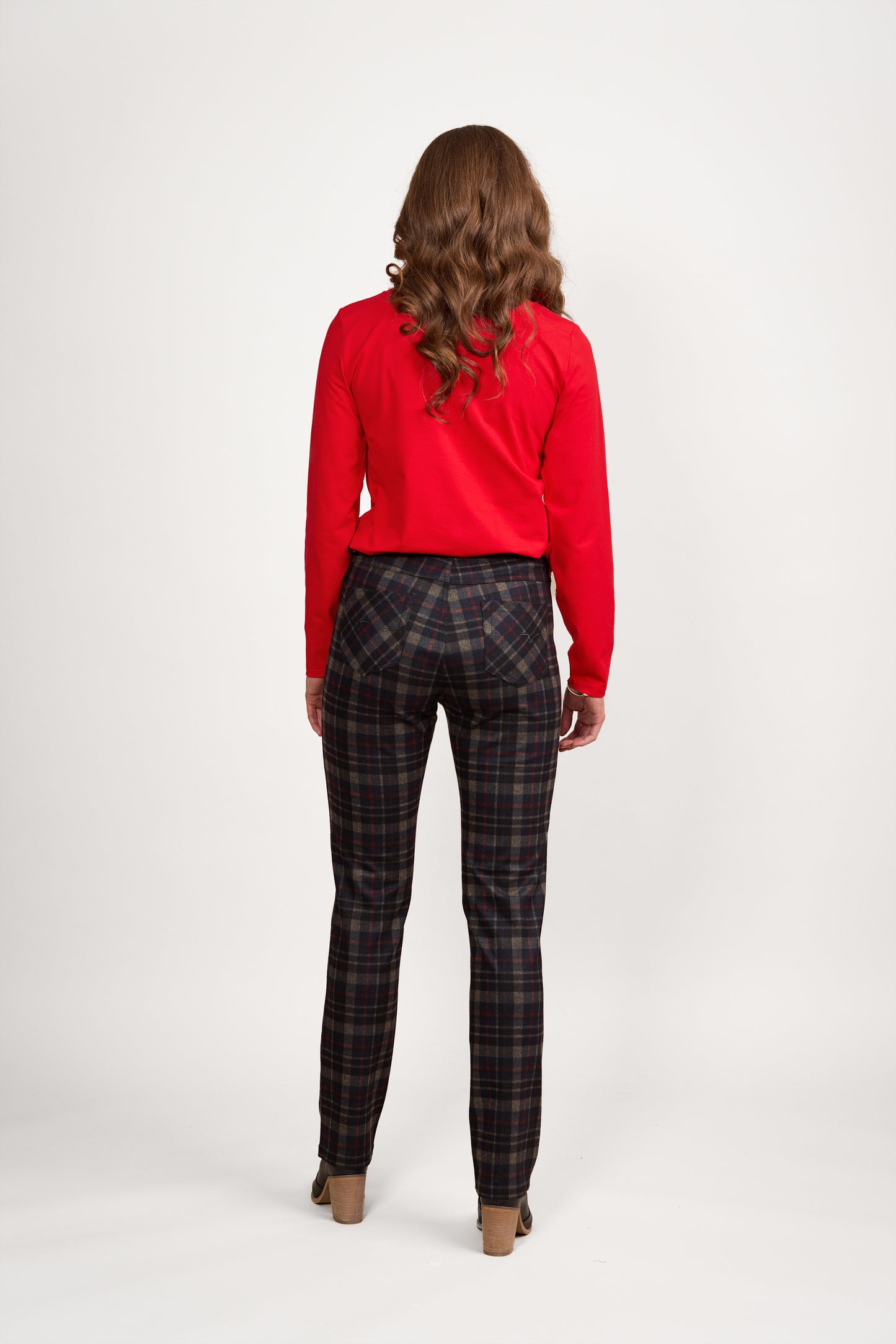 Vassalli - Slim Leg F/L Printed Ponti Pull On | 234