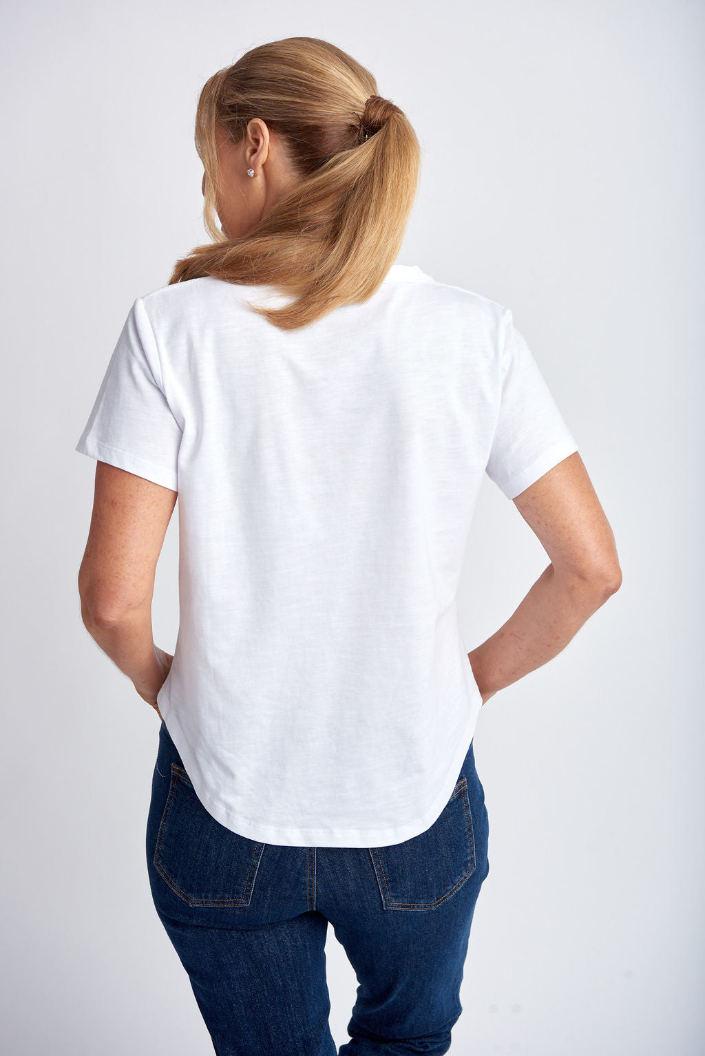 Goondiwindi Cotton - Crew Neck Tee White | G3187