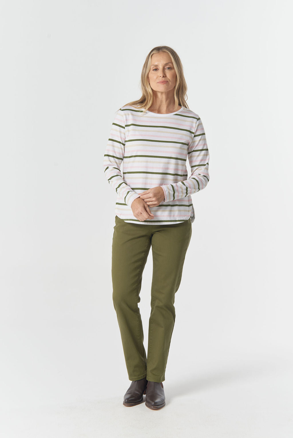 Goondiwindi Cotton - Original Multi Stripe Long Sleeve / 3264