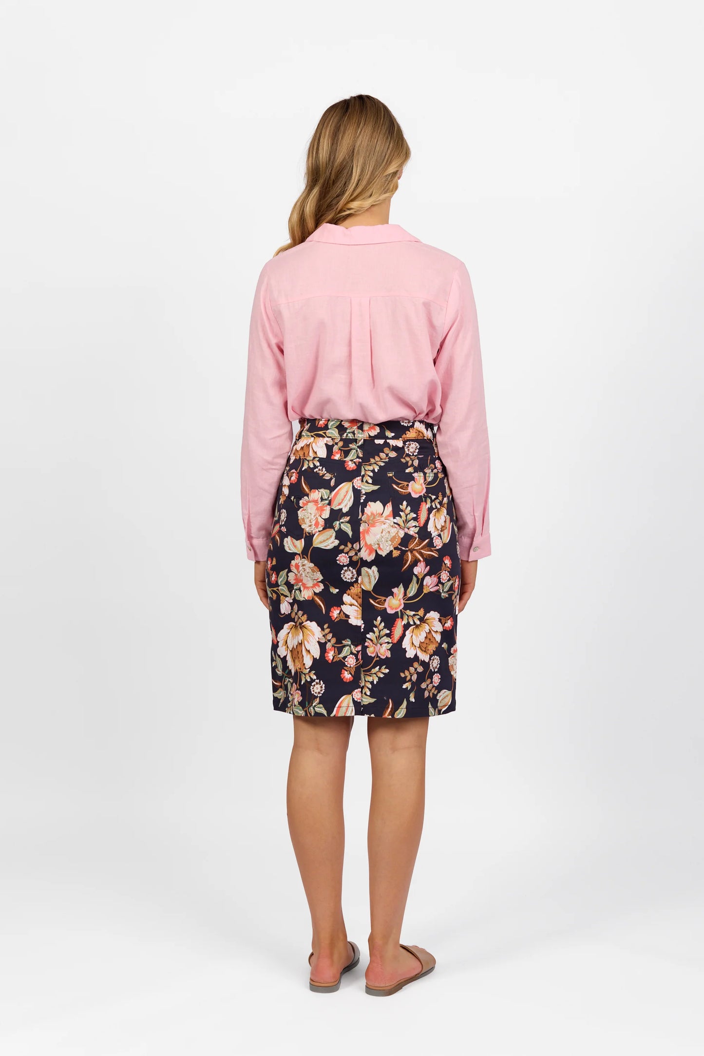 Vassalli - Printed Lightweight Skirt Freya | 372AV