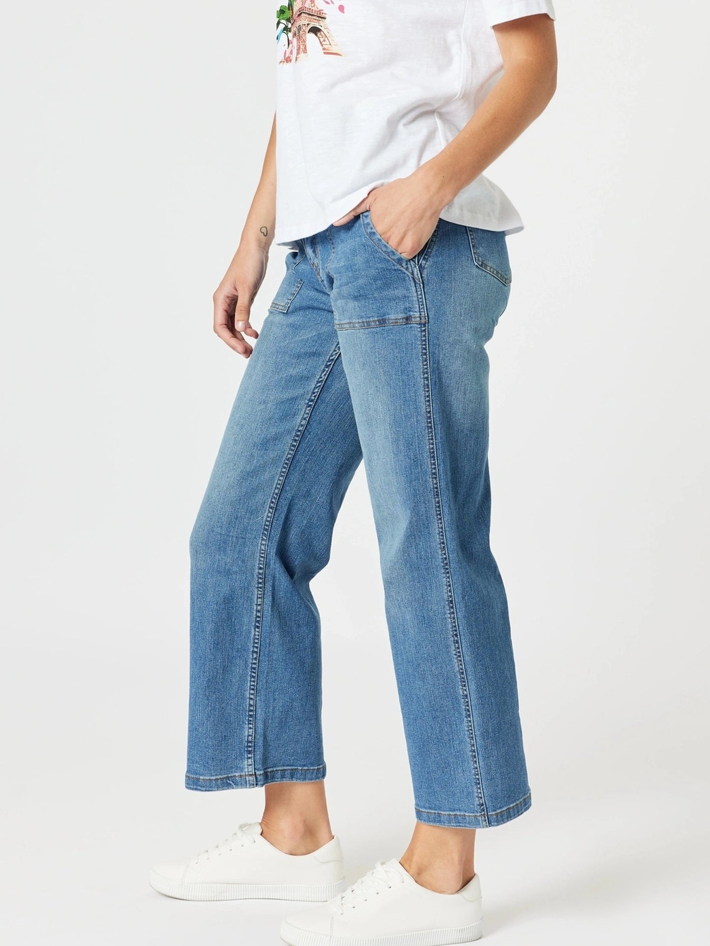 Gordon Smith - Hudson High Rise Wide Leg Jean 42244