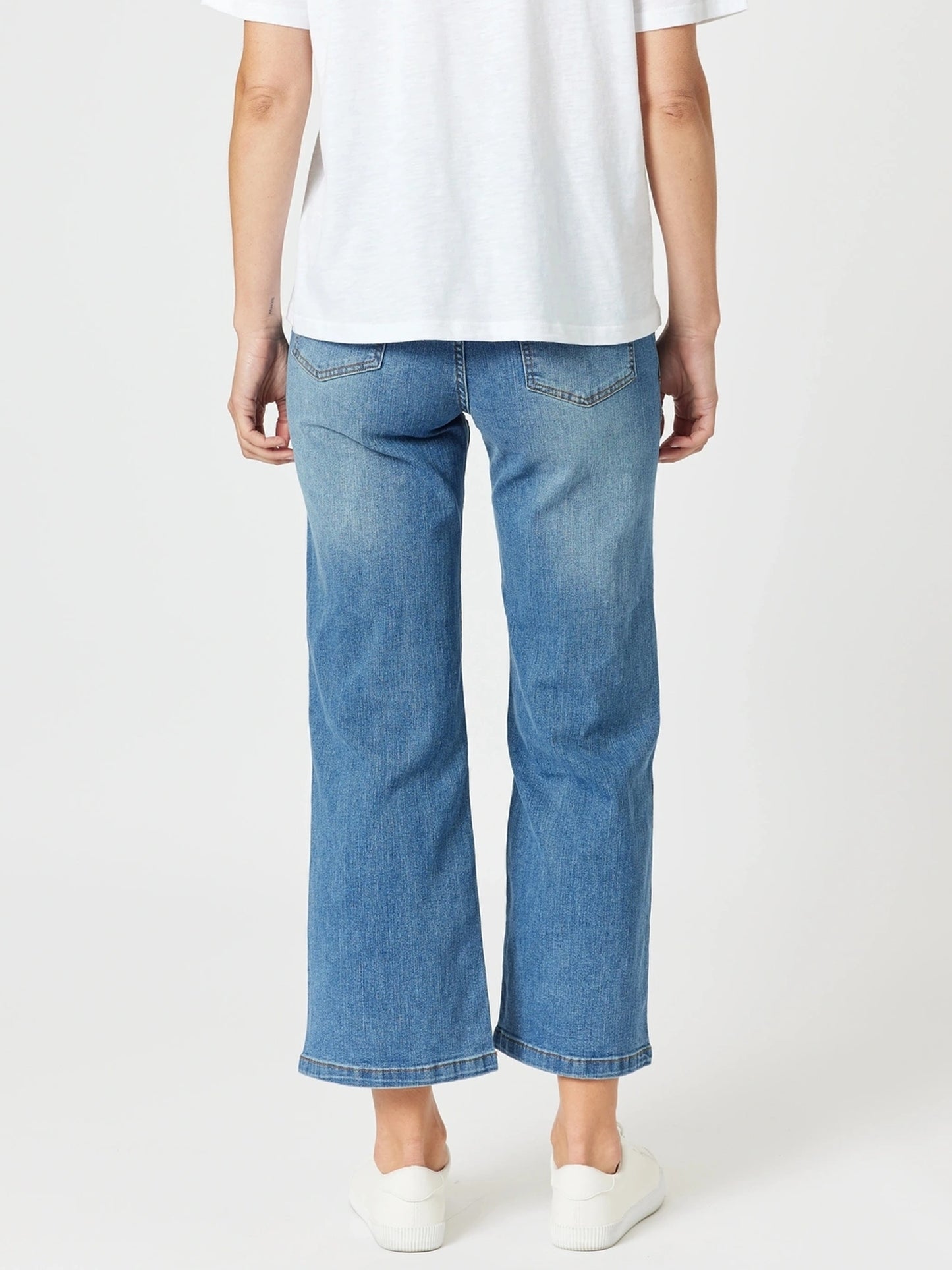 Gordon Smith - Hudson High Rise Wide Leg Jean 42244