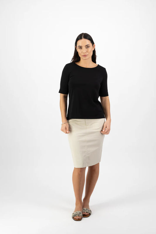 Vassalli - Boat Neck Top - 4262