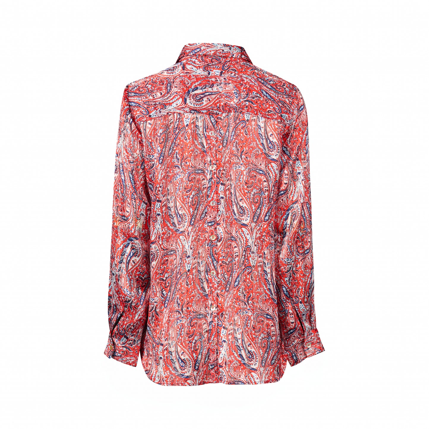Vassalli - L/S Shirt with Button Placket Back | Blaze 4308