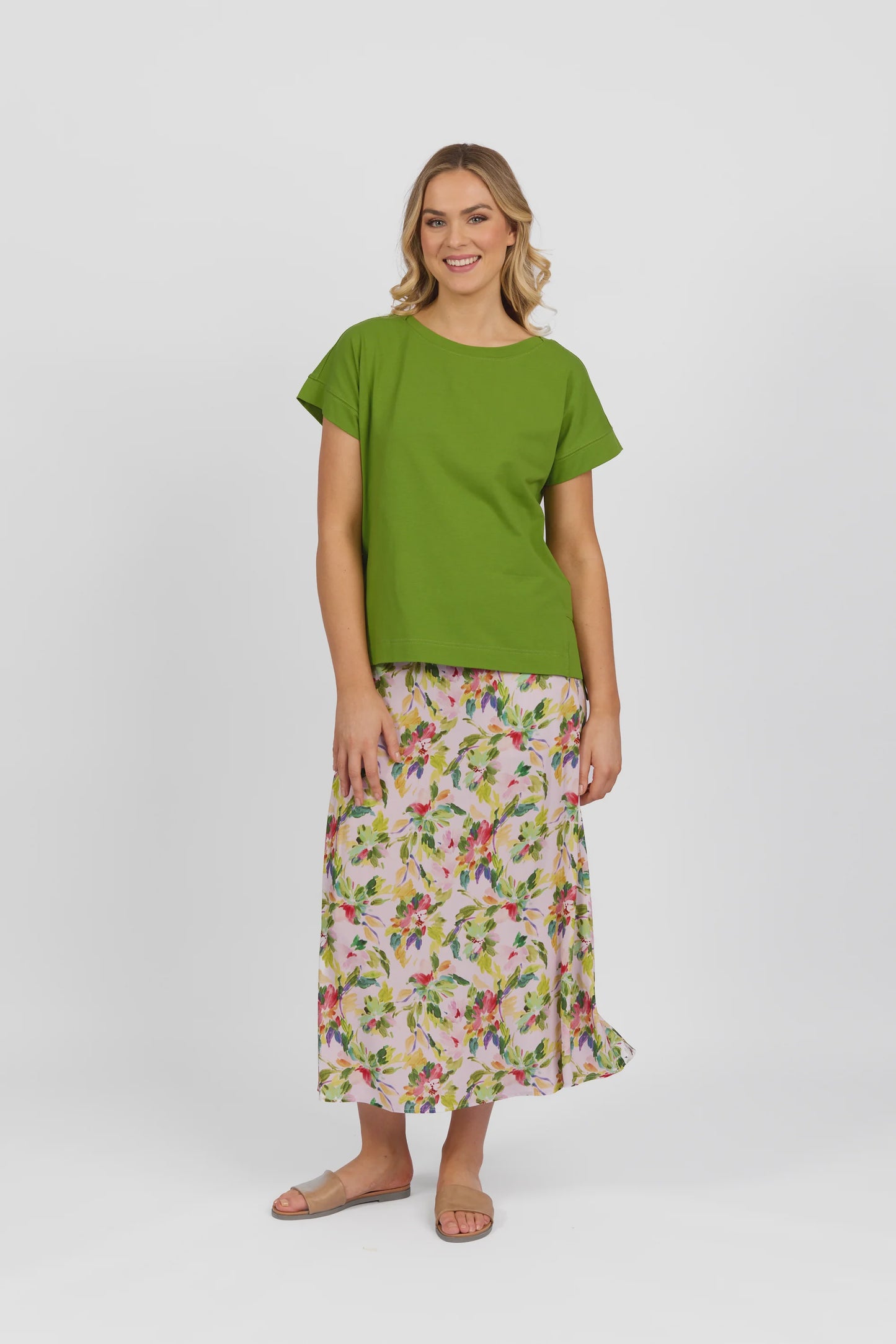 Vassalli - Drop Sleeve Top Pear | 4363