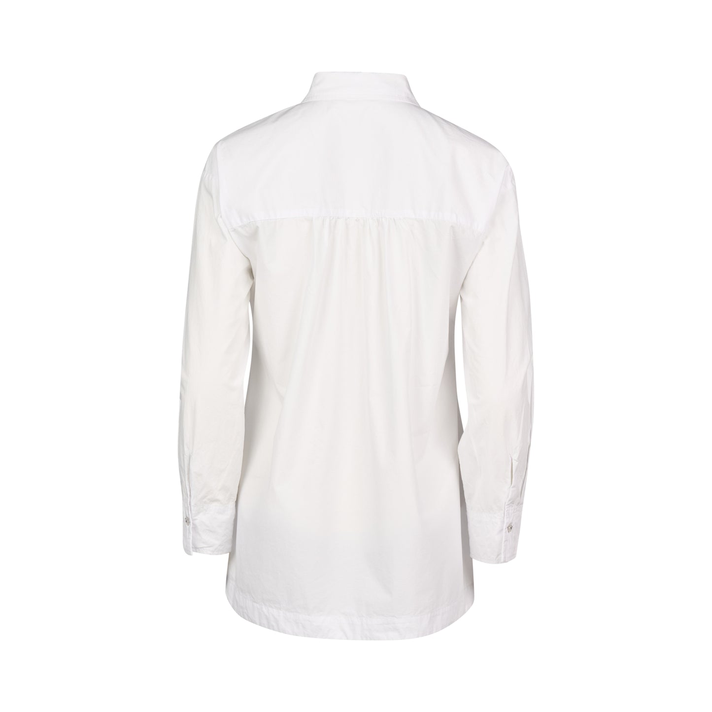 Vassalli - Contrast Stitch Shirt | White/Ink 4441