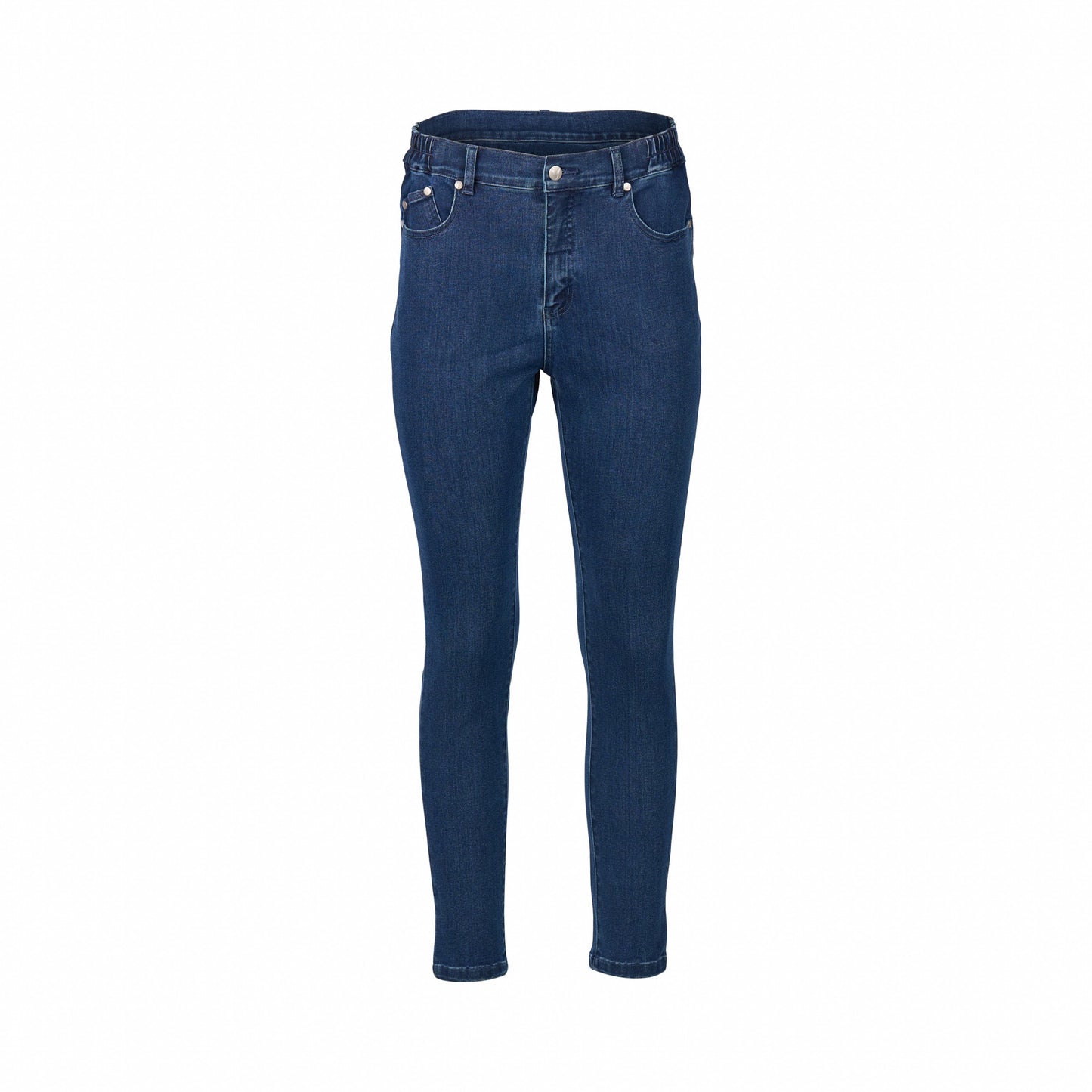 Vassalli - Ankle Grazer Skinny Leg Jean | Blue Denim 5009