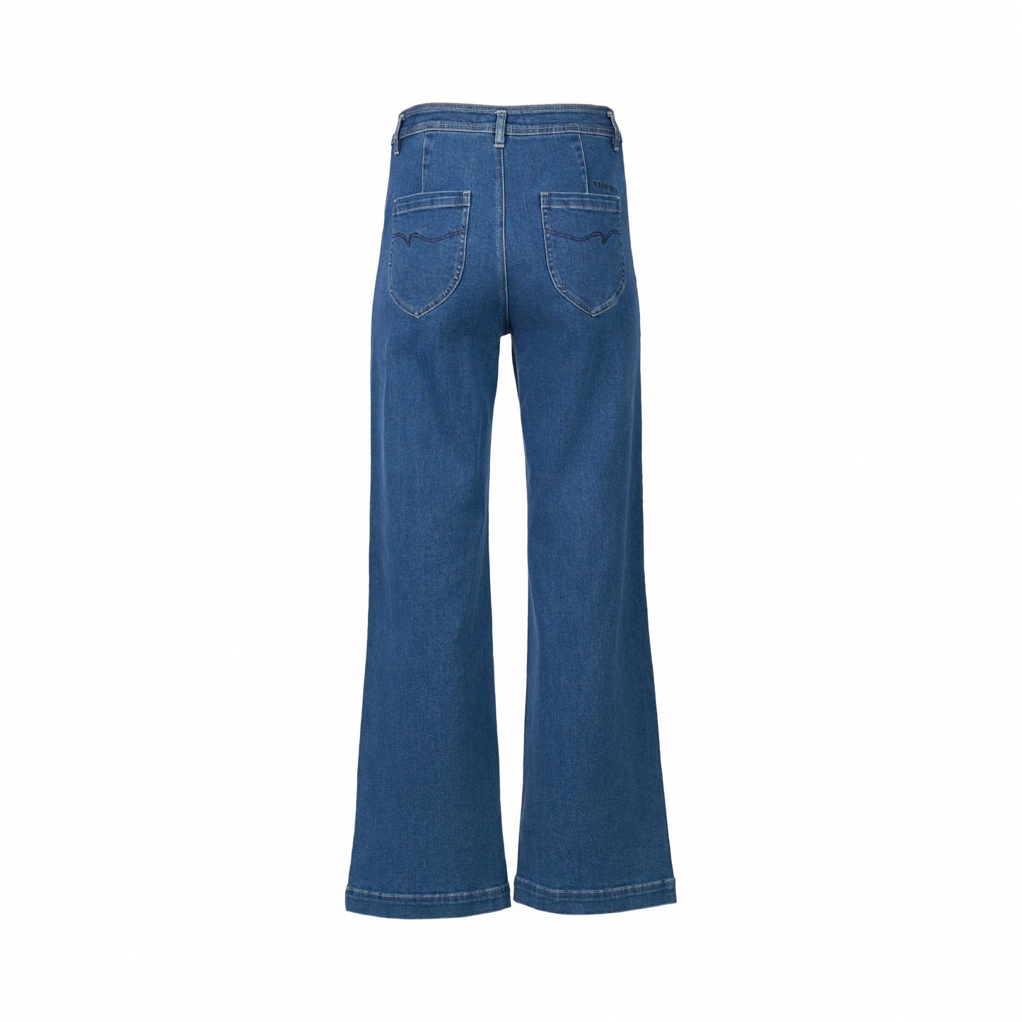 Vassalli - Wide Leg F/L Jean | Blue Wash 5015