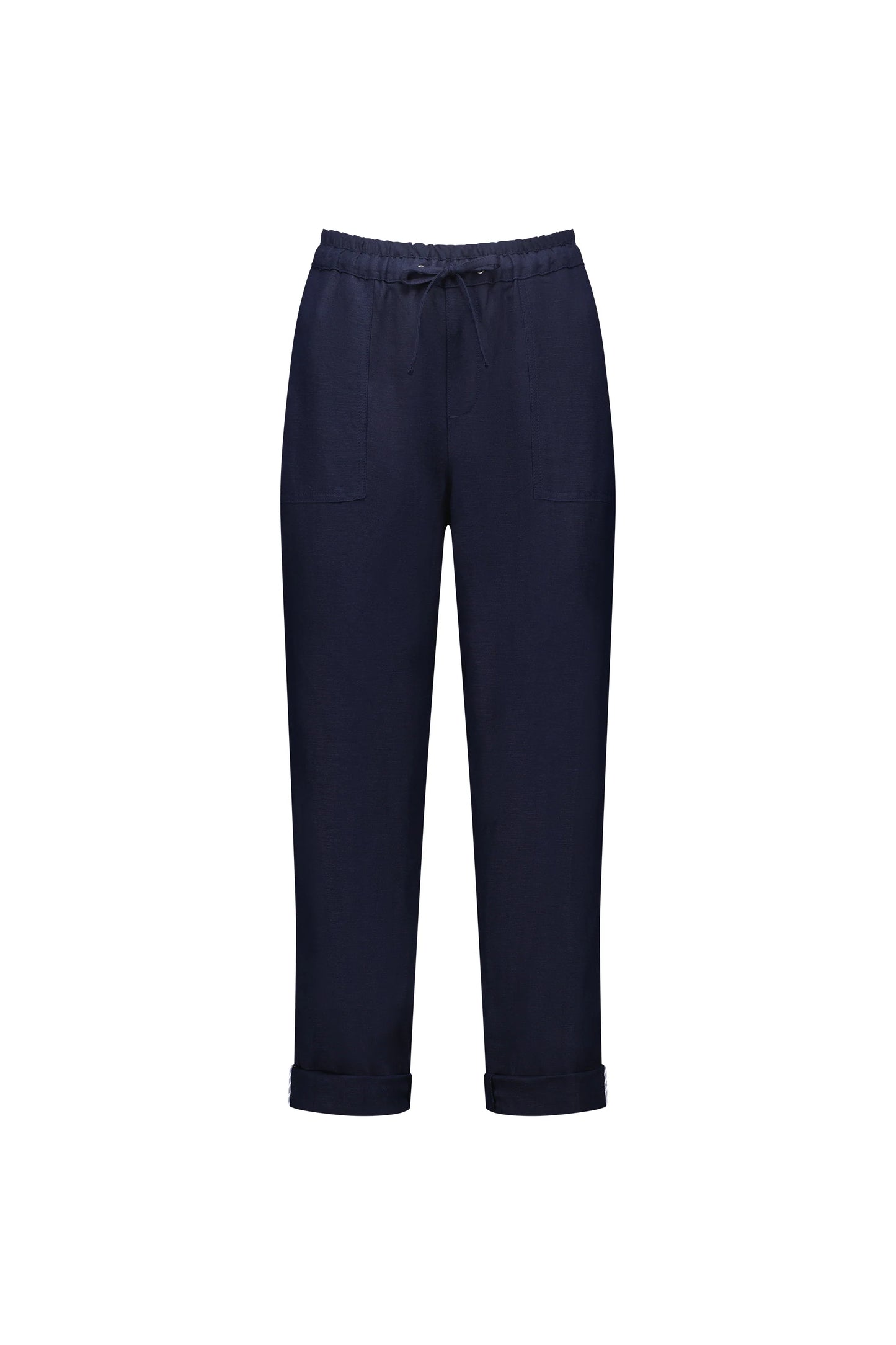 Vassalli - Slim Leg Ankle Grazer Pant Ink | 5016
