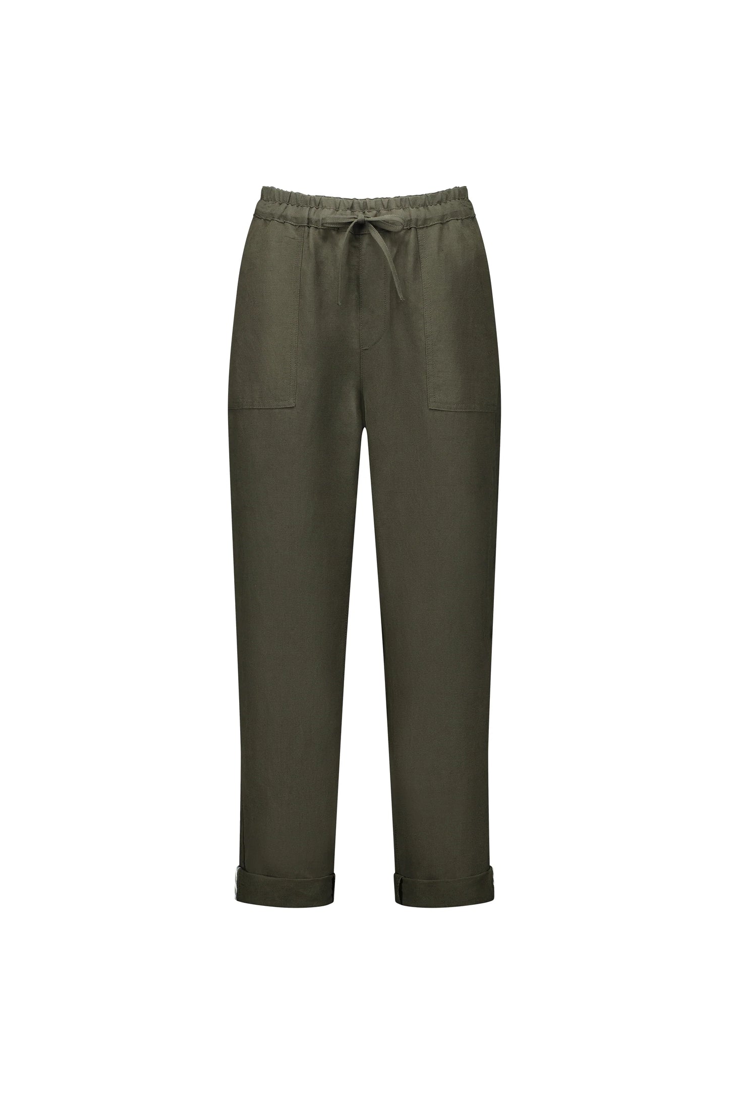 Vassalli - Slim Leg Ankle Grazer Pant Khaki | 5016