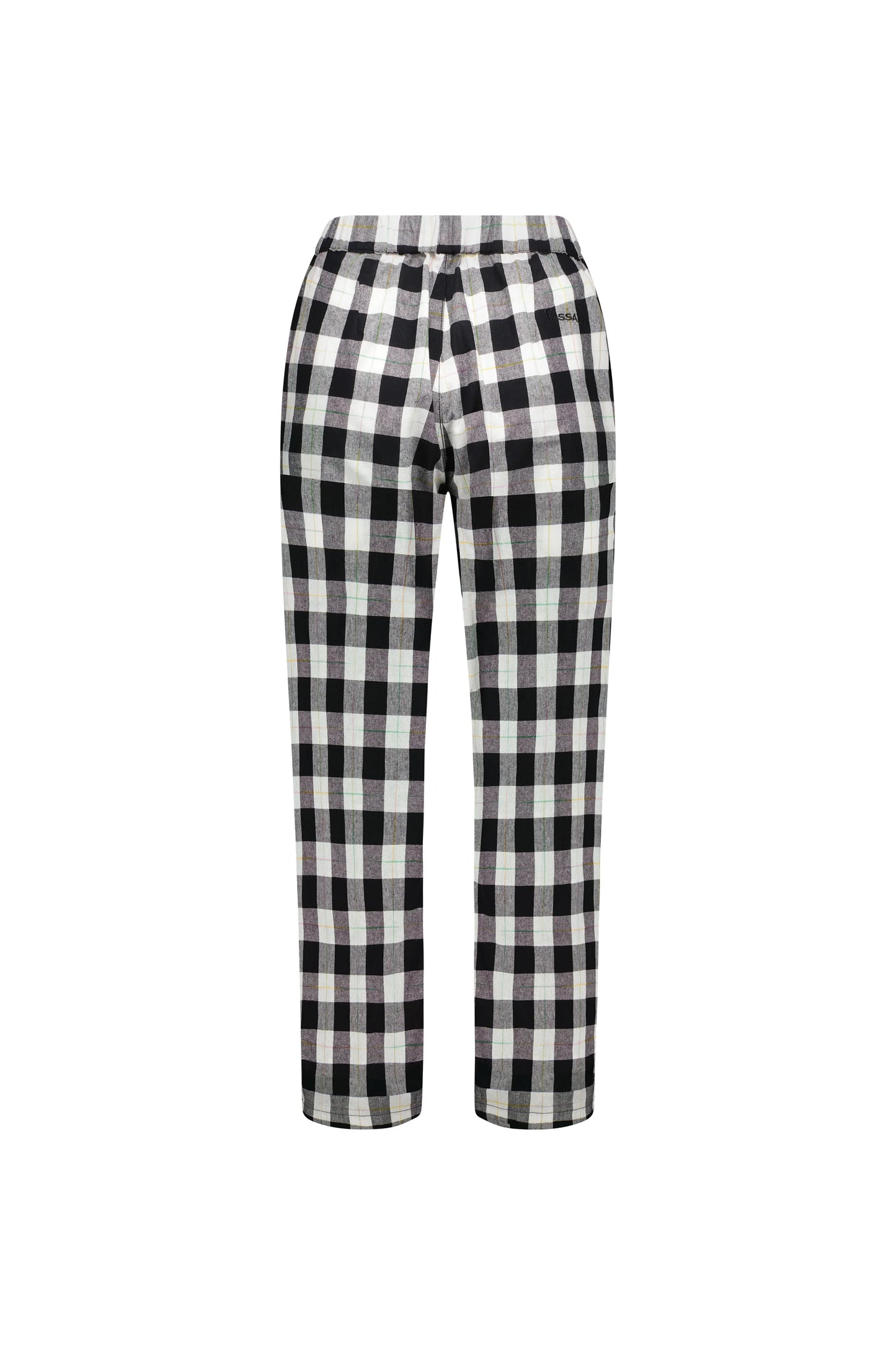 Vassalli - Slim Leg 7/8 Pant Rainbow Check | 5018