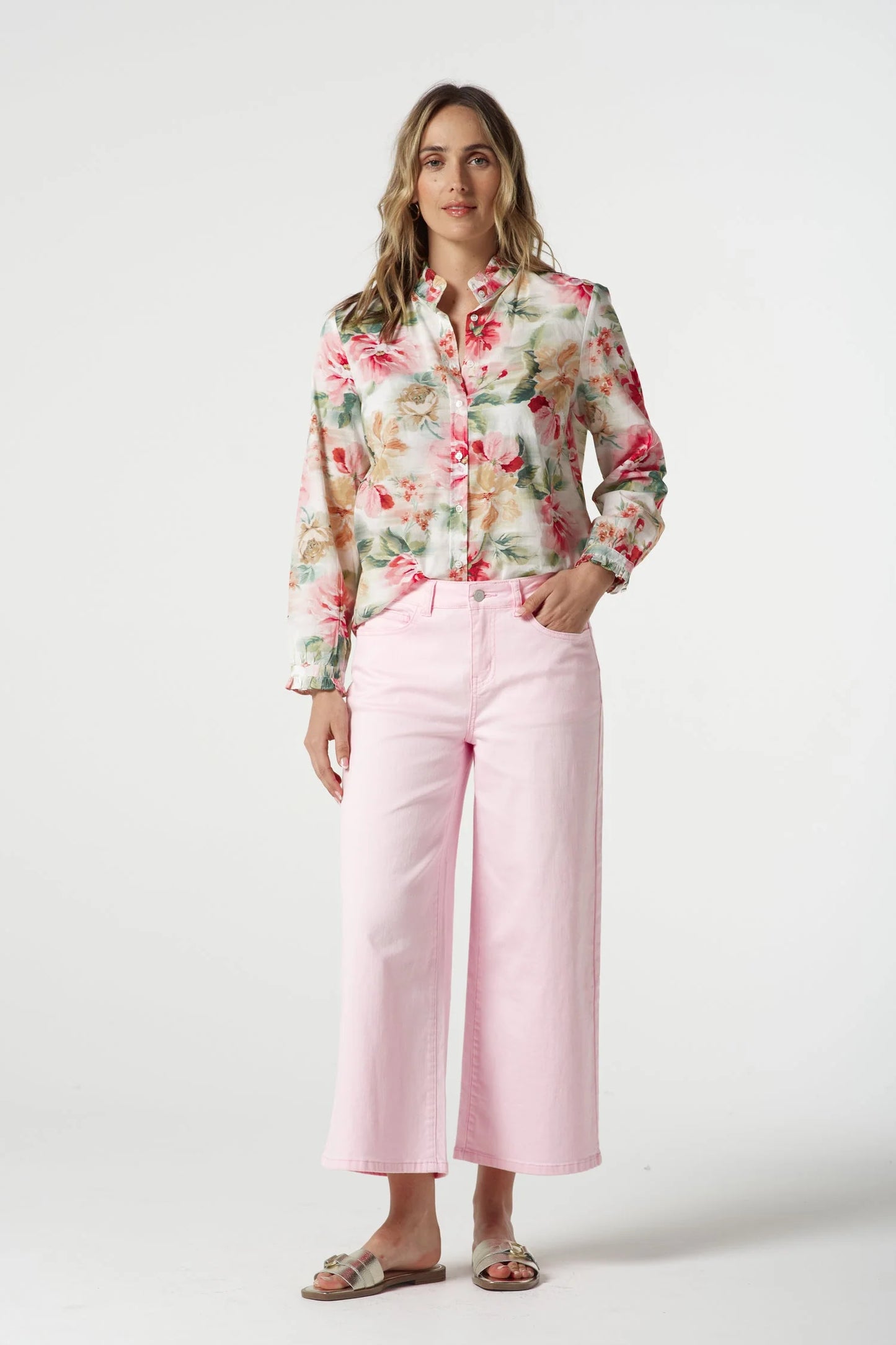 Goondiwindi Cotton - Ankle Slight A Line Jean G5268-210