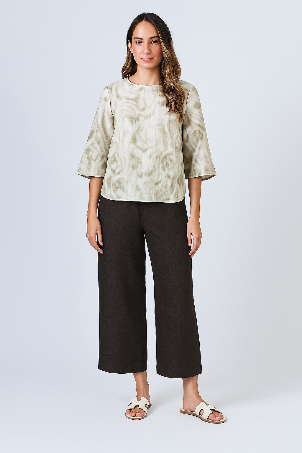 Naturals - Linen Wide-Leg Pant GA398