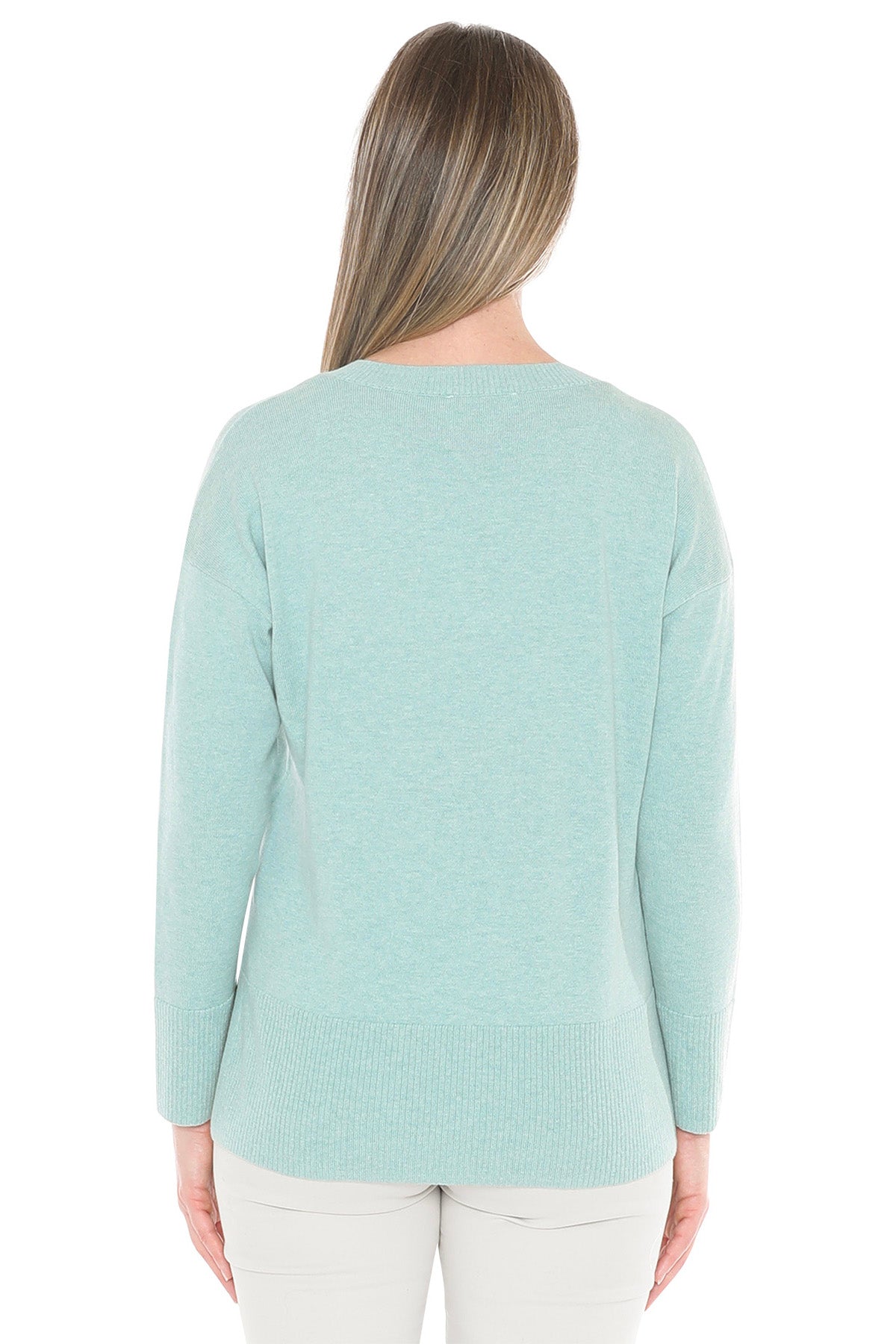 Jump - V Neck Rib Detail P/Over | 58611025A