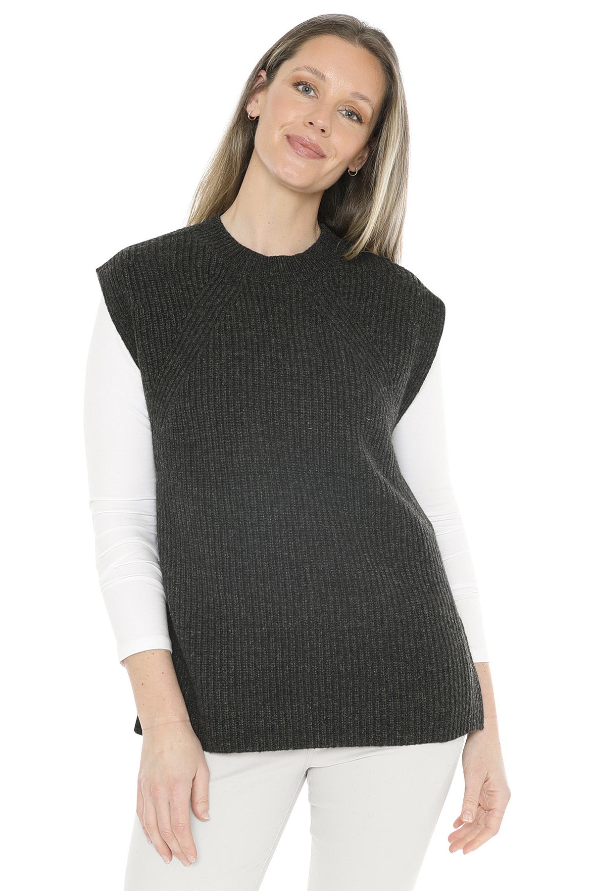 Jump - Shaker Stitch Vest | 58611071A