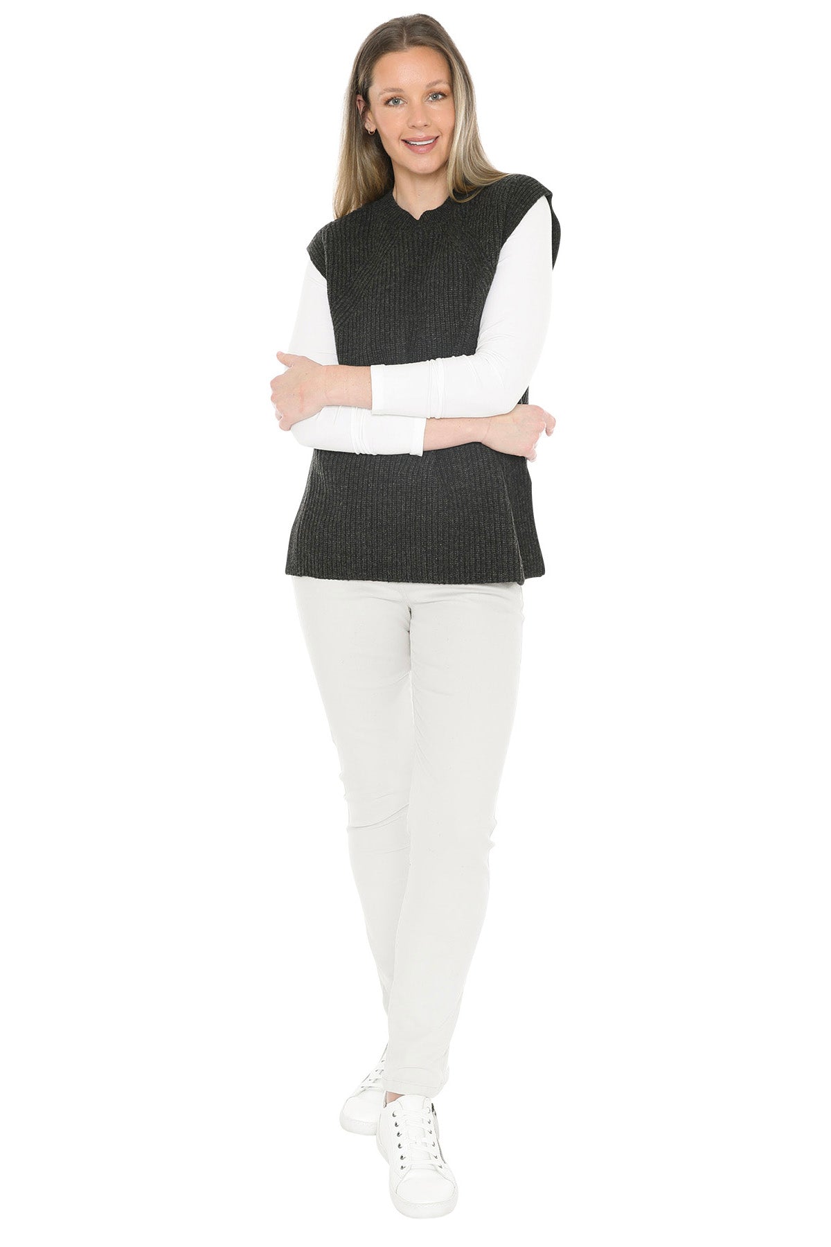 Jump - Shaker Stitch Vest | 58611071A