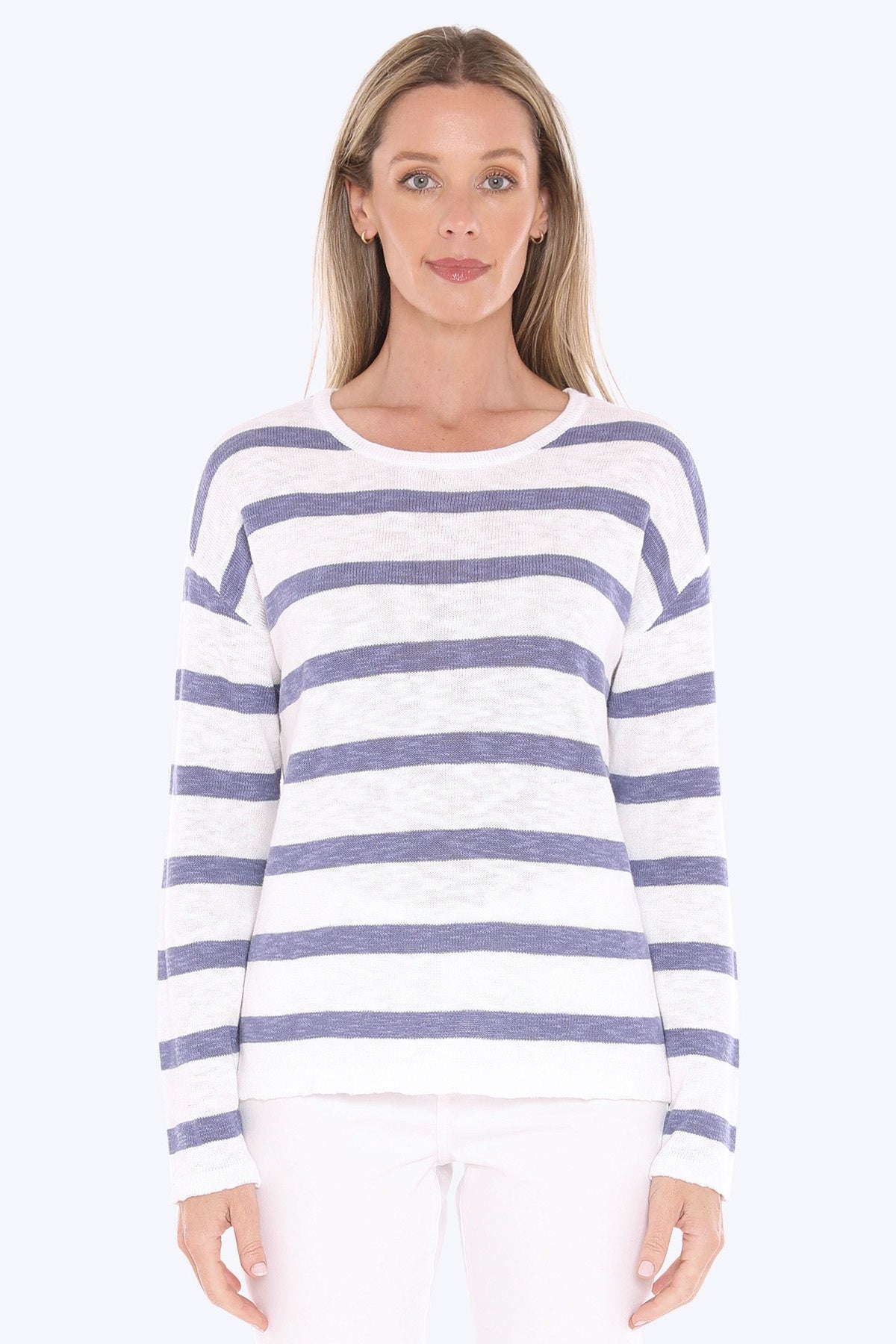 Jump - Stripe Slub Pullover / 59611005A