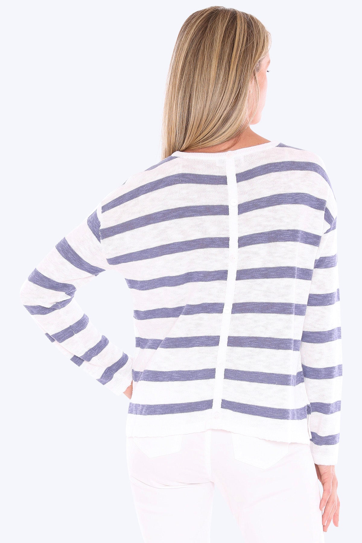 Jump - Stripe Slub Pullover / 59611005A