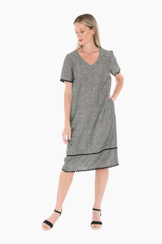 Jump - Ric Rac S/S Shift Dress / 596J5101A