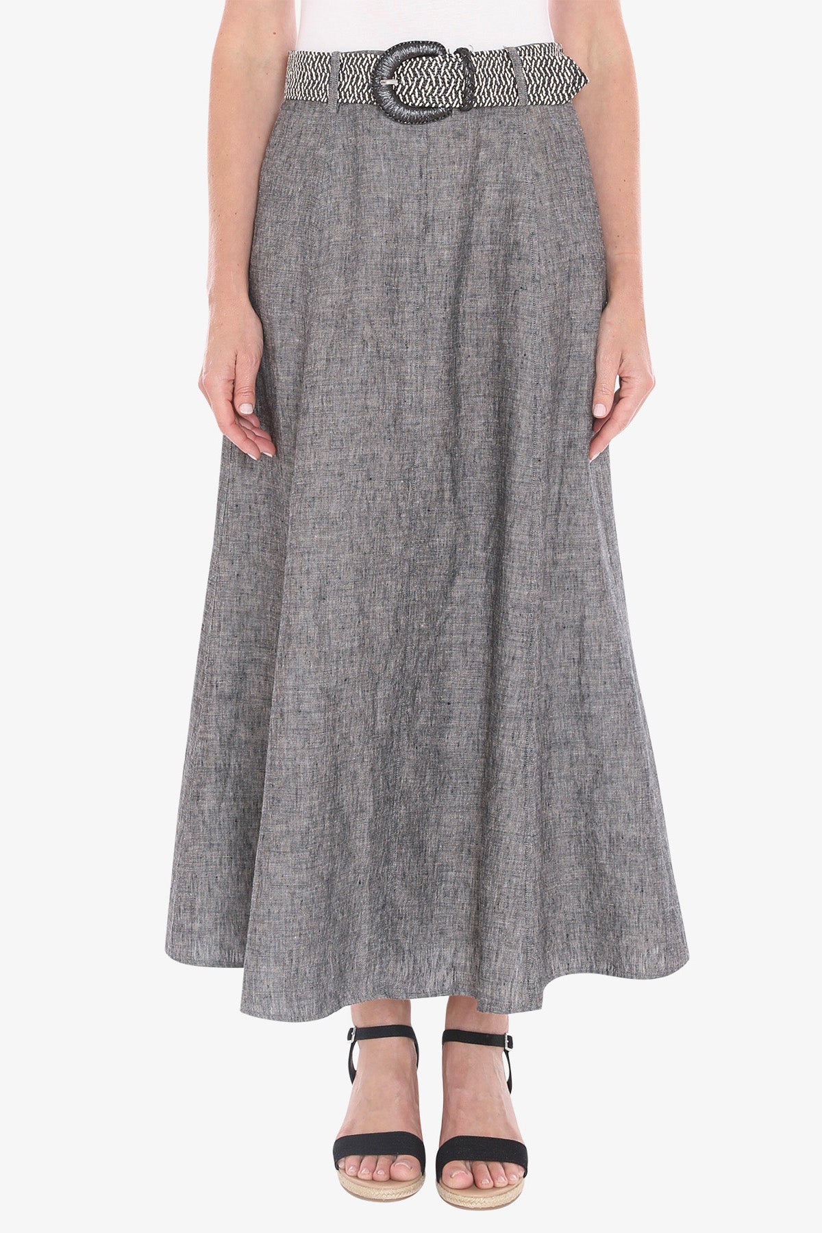 Jump - Belted Panel Skirt / 596J6135A