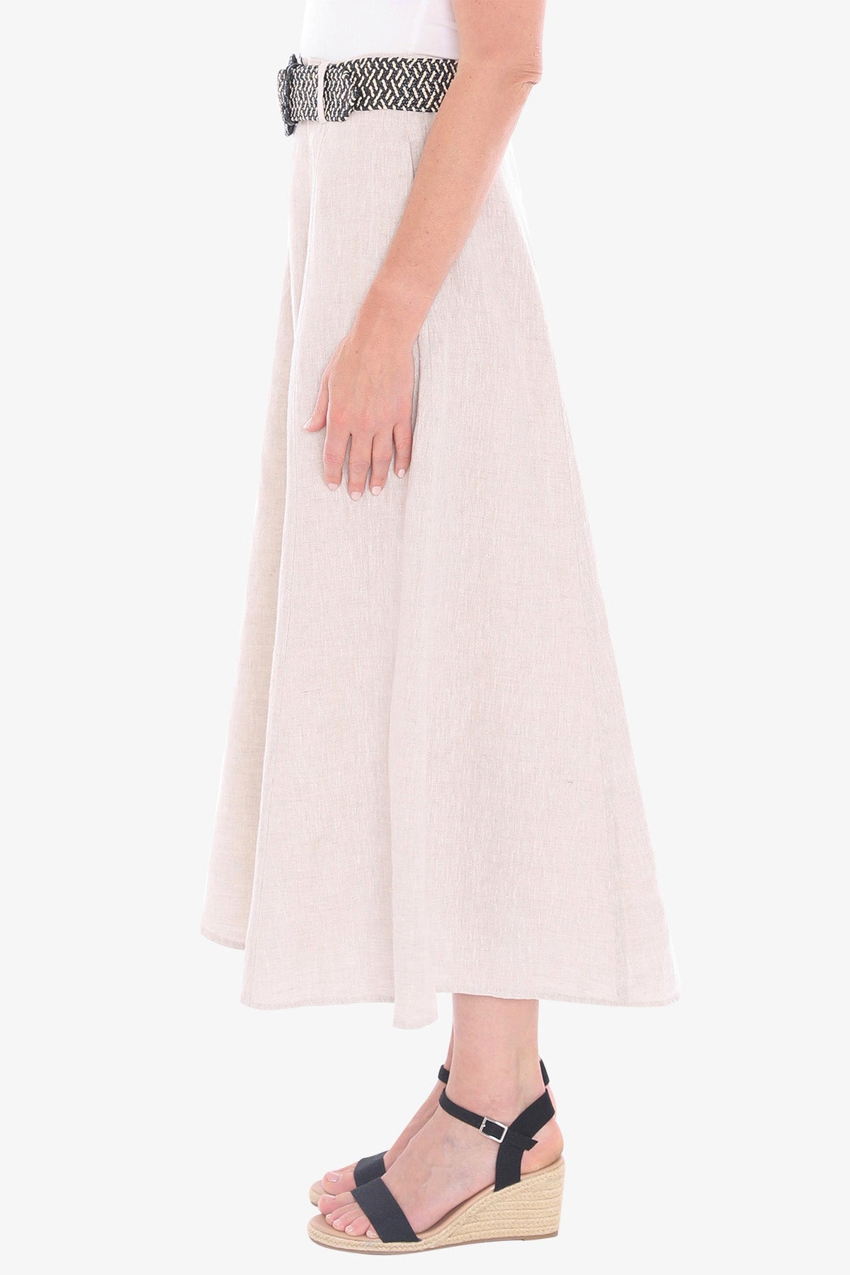 Jump - Belted Panel Skirt / 596J6135A