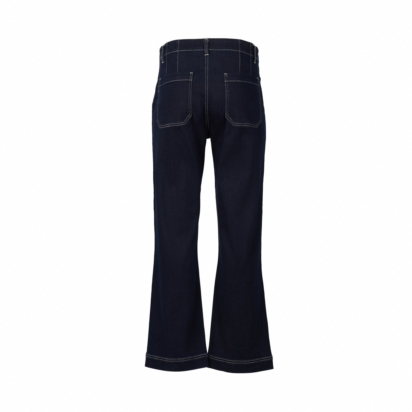 Vassalli - Wide Leg Ankle Grazer Jean | Ink Denim 5995A