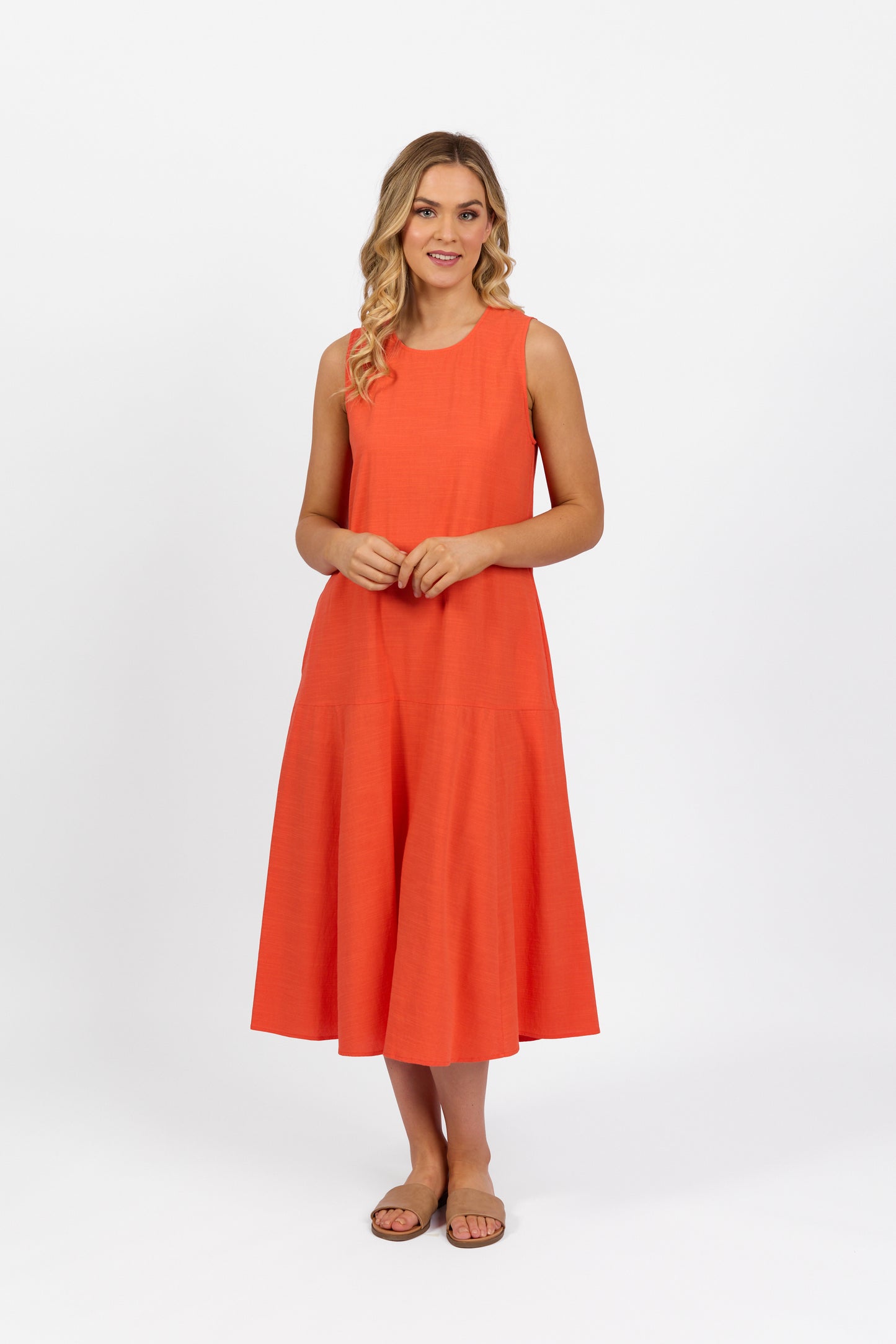 Vassalli - Sleeveless Dress - Punch 6102