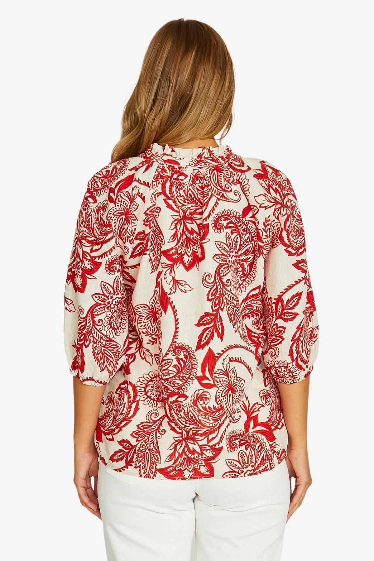 Jump - Bohemia Ruffle Neck Top | 616J3064A