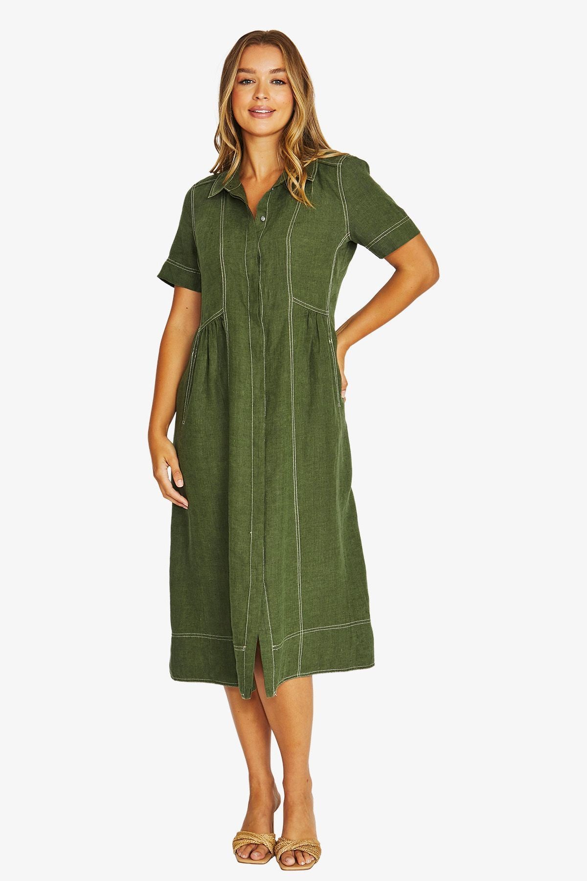 Jump - Seam Detail Shirt Dress | 616J5100A