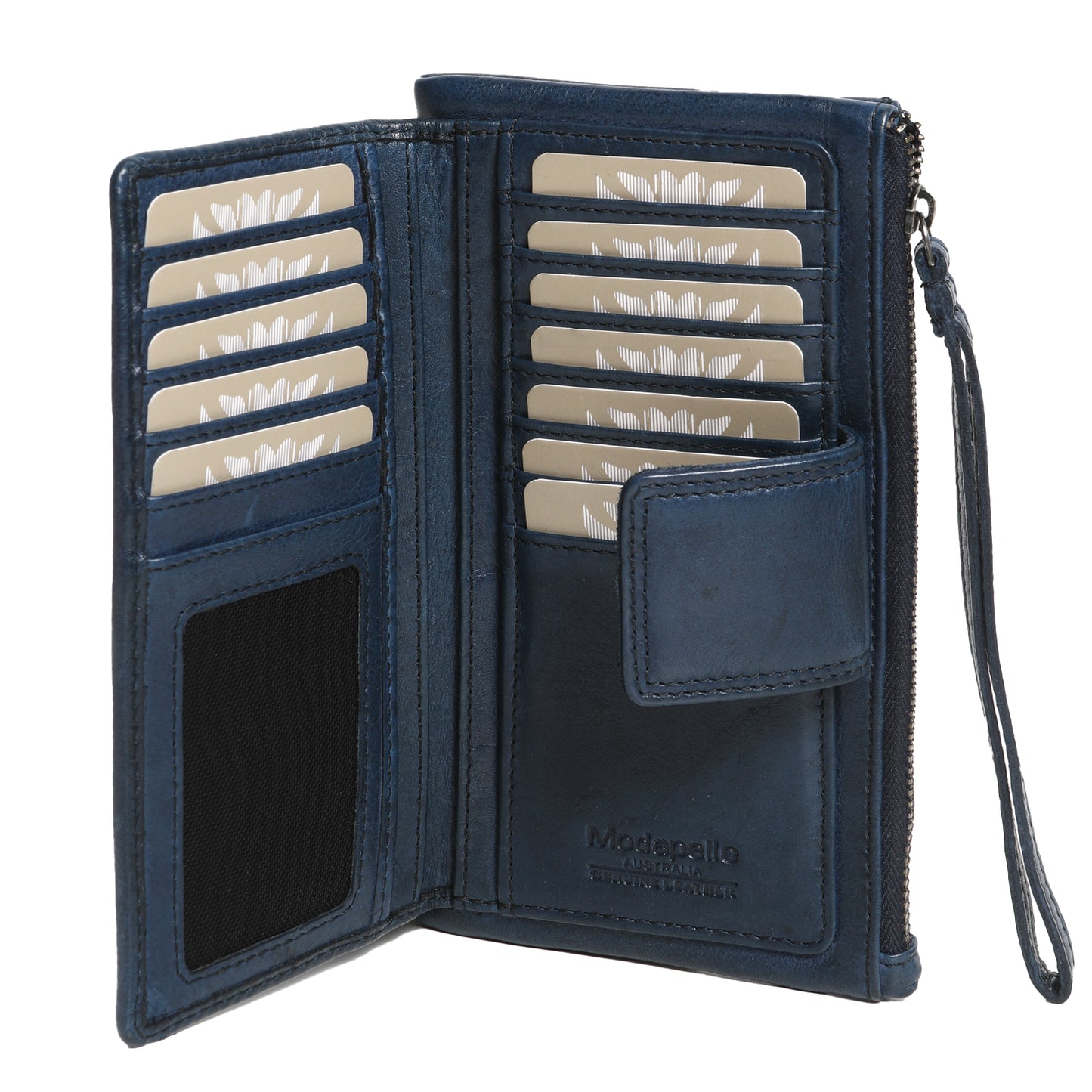 Modapelle - Soft Cow Leather Wristlet Wallet 7655