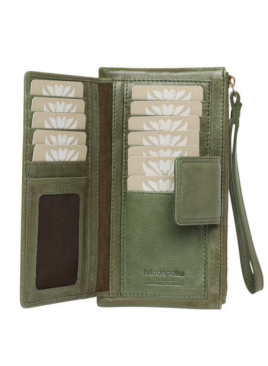 Modapelle - Wristlet Wallet / Olive 7655
