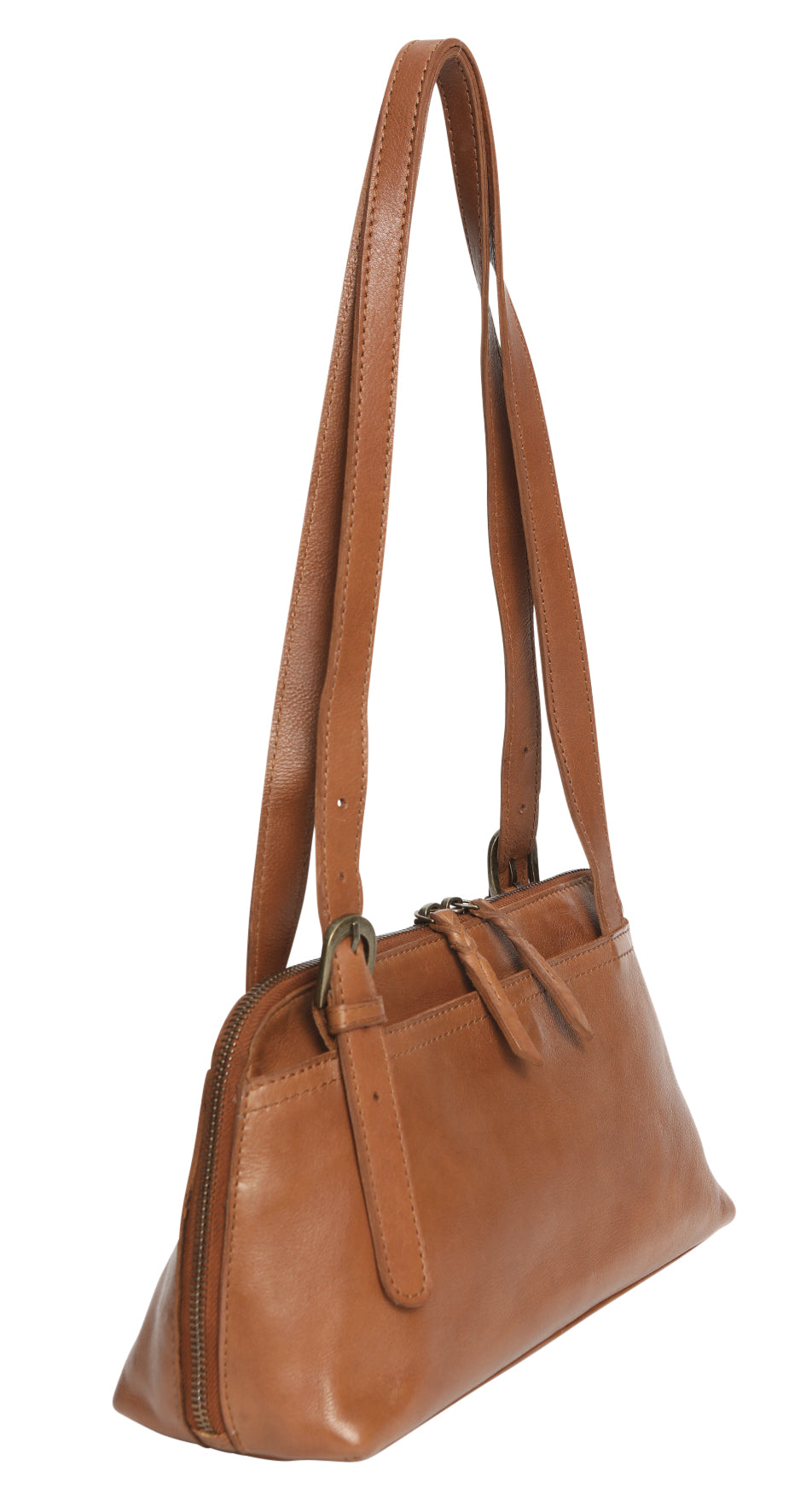 Modapelle - Vintage Leather Shoulder Bag / 7832 TAN