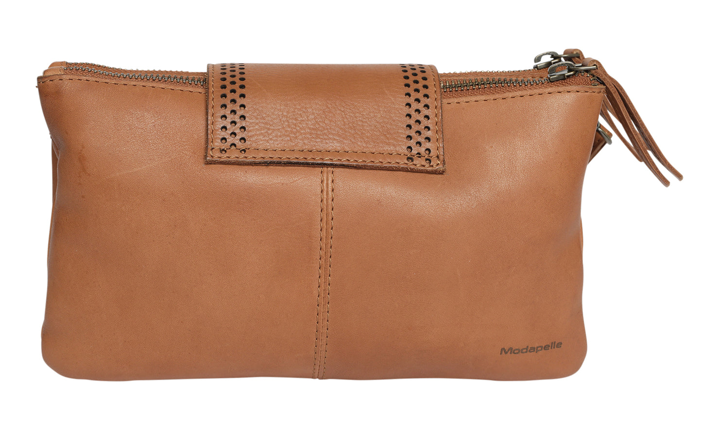 Modapelle - Cow Vintage Leather Bag / Tan 7899