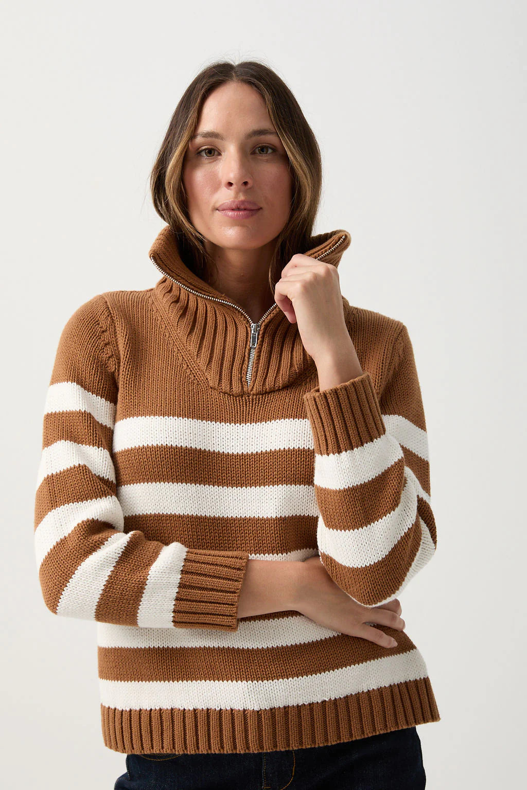 Goondiwindi Cotton - Stripe Chunky Jumper 8209B