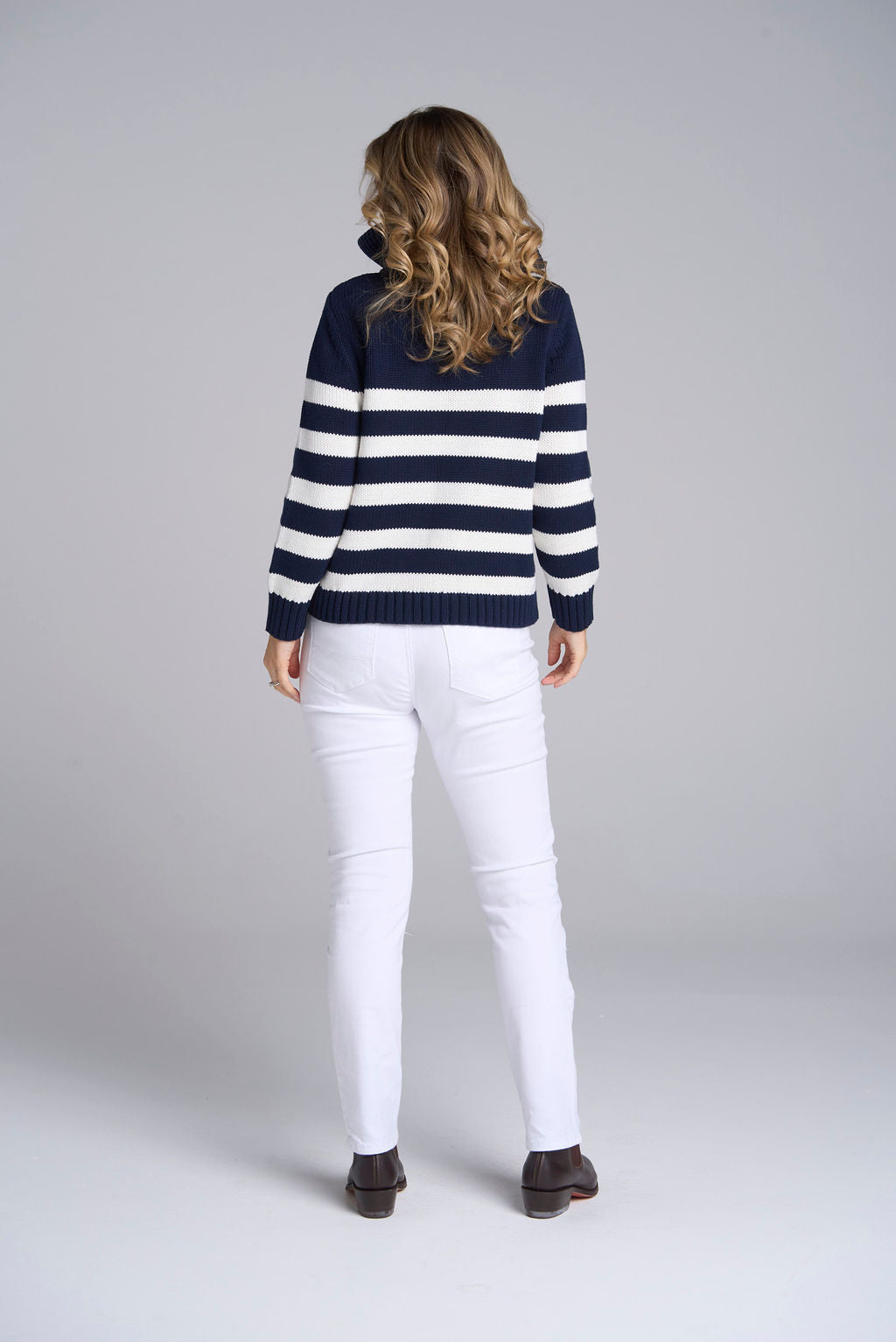 Goondiwindi Cotton - Stripe Chunky Jumper 8209