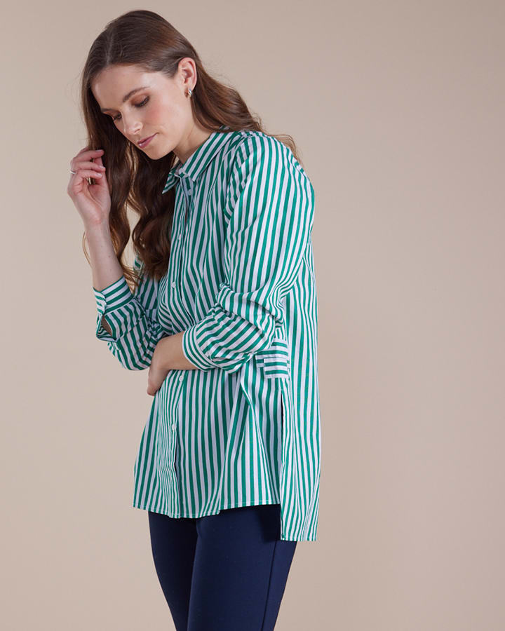 Marco Polo - L/S Essenial Shirt Forest | MP44638