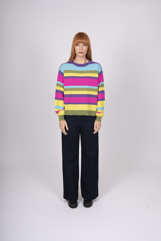 Bridge & Lord - Multi Stripe Pullover | BL5620