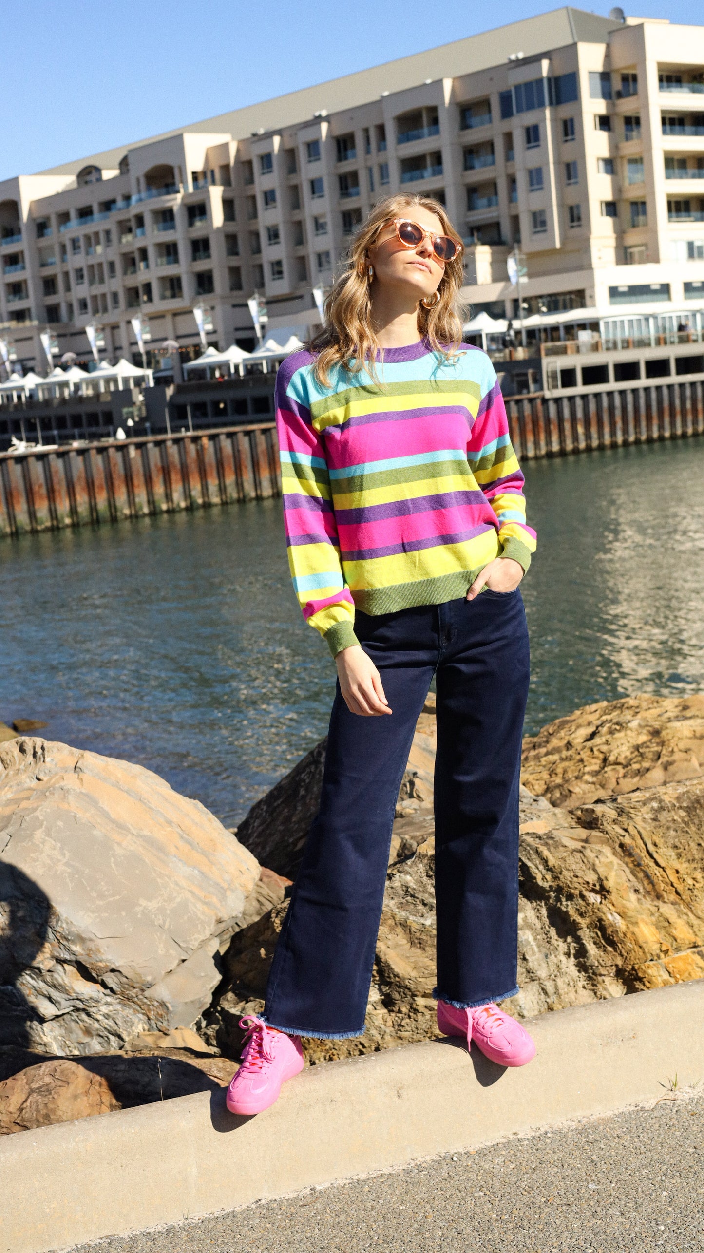 Bridge & Lord - Multi Stripe Pullover | BL5620