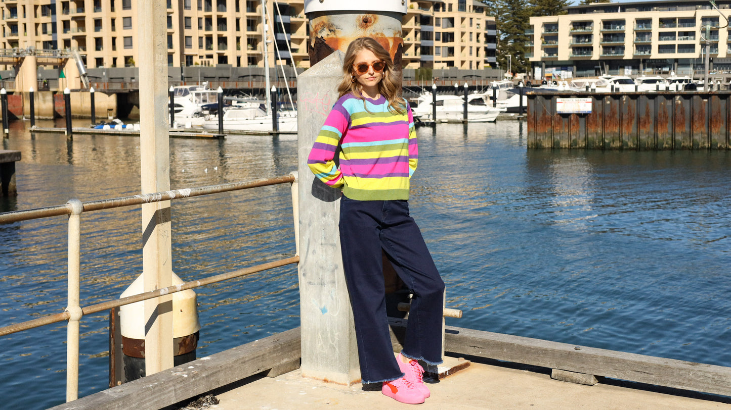 Bridge & Lord - Multi Stripe Pullover | BL5620