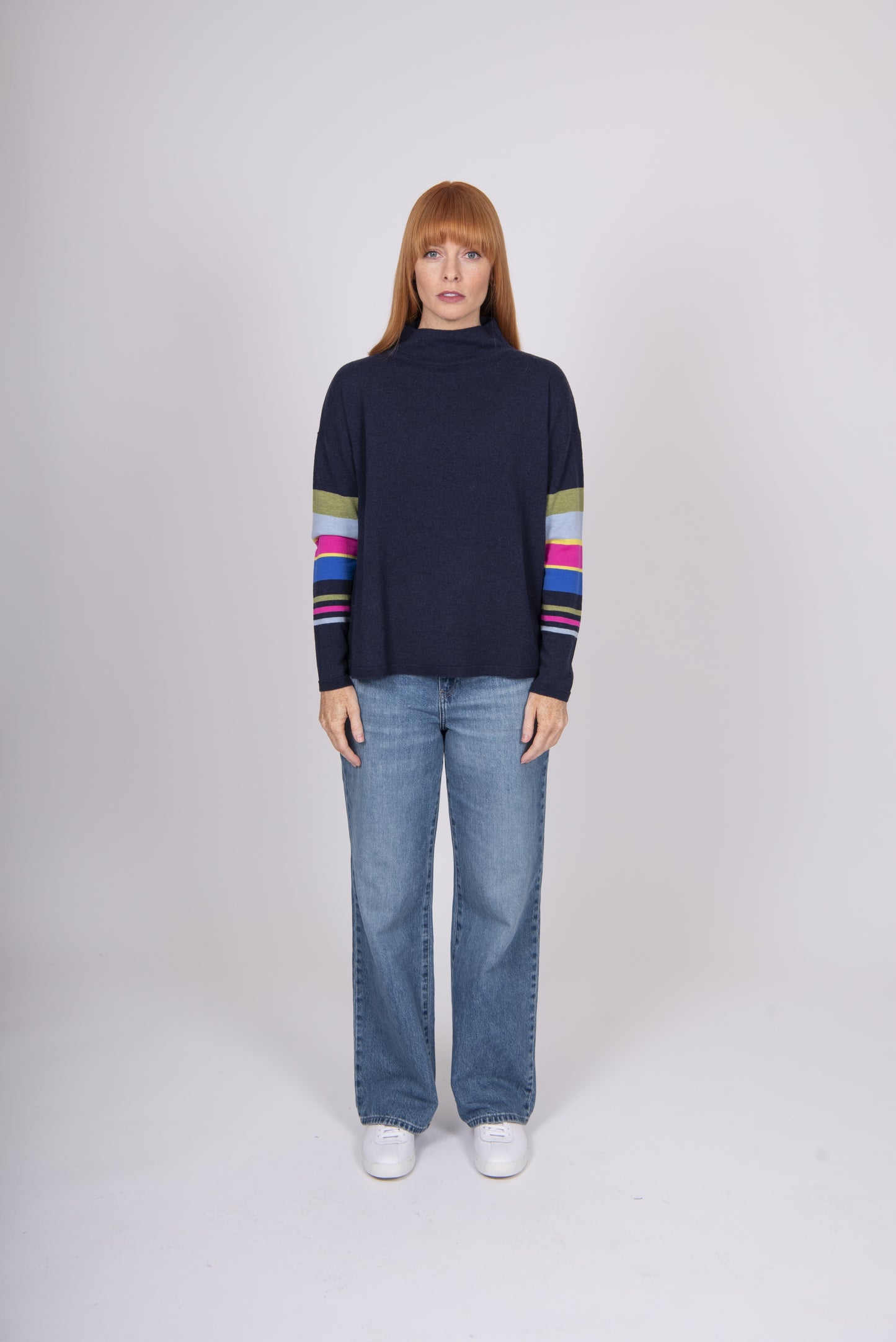 Bridge & Lord - Stripe Sleeve Pullover | BL5621