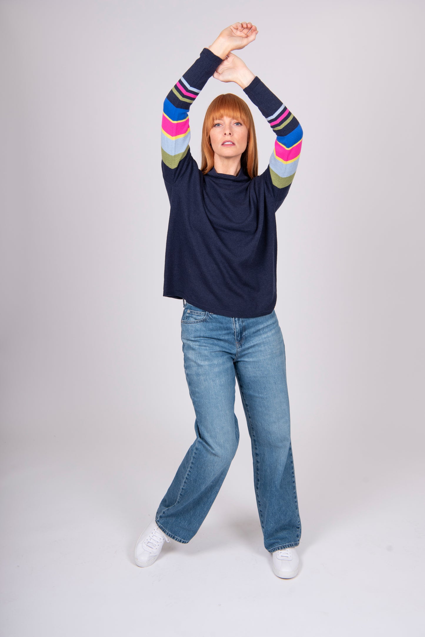 Bridge & Lord - Stripe Sleeve Pullover | BL5621